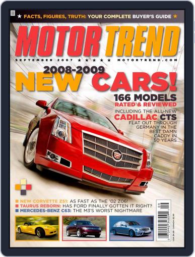 MotorTrend August 1st, 2007 Digital Back Issue Cover