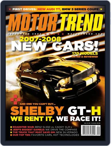 MotorTrend August 1st, 2006 Digital Back Issue Cover
