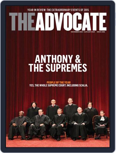 The Advocate December 1st, 2015 Digital Back Issue Cover