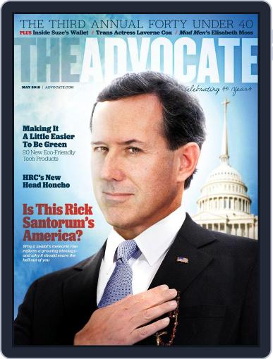 The Advocate May 9th, 2012 Digital Back Issue Cover