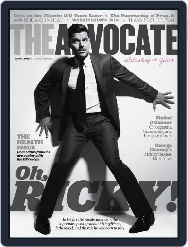 The Advocate March 28th, 2012 Digital Back Issue Cover