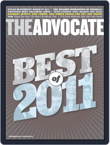 The Advocate November 15th, 2011 Digital Back Issue Cover