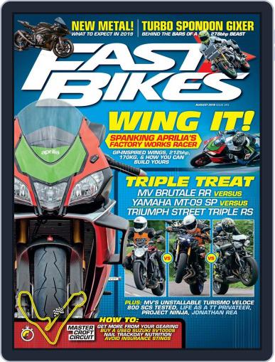 Fast Bikes August 1st, 2018 Digital Back Issue Cover