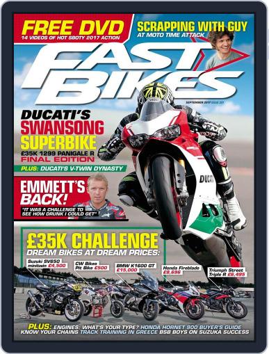 Fast Bikes September 1st, 2017 Digital Back Issue Cover