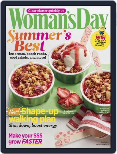 Woman's Day (Digital) June 1st, 2016 Issue Cover