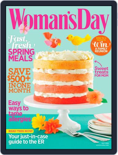 Woman's Day May 1st, 2016 Digital Back Issue Cover