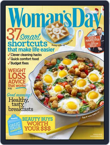 Woman's Day March 1st, 2016 Digital Back Issue Cover