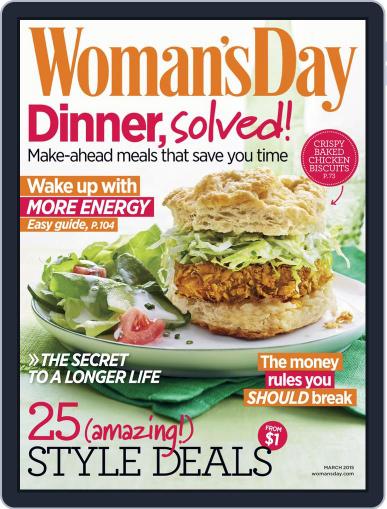 Woman's Day March 1st, 2015 Digital Back Issue Cover