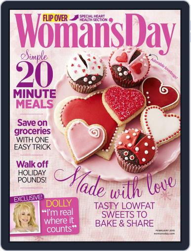 Woman's Day February 1st, 2015 Digital Back Issue Cover