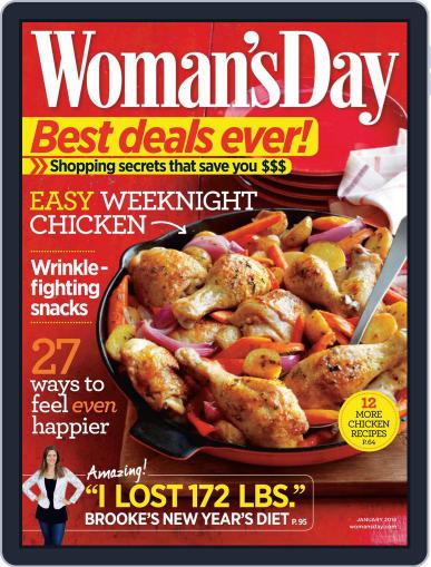 Woman's Day December 12th, 2013 Digital Back Issue Cover