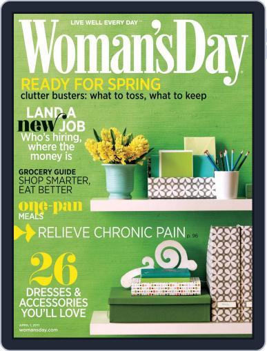 Woman's Day March 1st, 2011 Digital Back Issue Cover