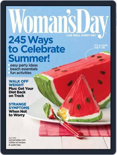 Woman's Day June 2nd, 2010 Digital Back Issue Cover