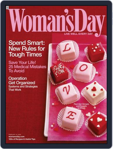 Woman's Day January 14th, 2009 Digital Back Issue Cover
