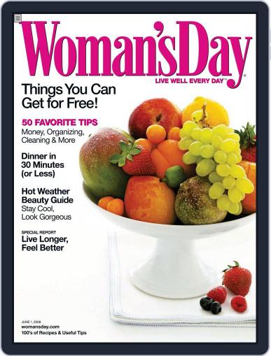 Woman's Day April 29th, 2008 Digital Back Issue Cover