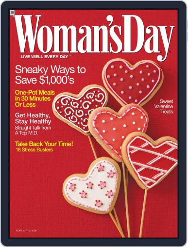 Woman's Day January 8th, 2008 Digital Back Issue Cover