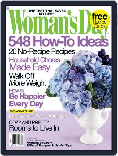 Woman's Day July 6th, 2006 Digital Back Issue Cover