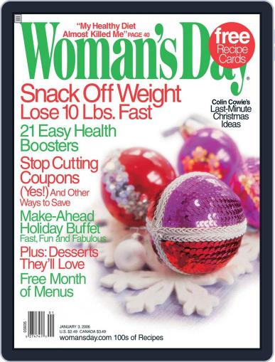 Woman's Day November 28th, 2005 Digital Back Issue Cover
