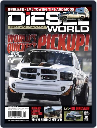 Diesel World September 1st, 2018 Digital Back Issue Cover