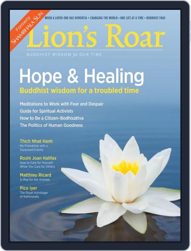 Lion's Roar November 1st, 2016 Digital Back Issue Cover