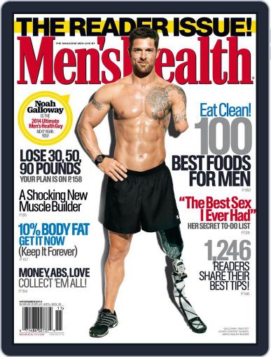 Men's Health (Digital) November 1st, 2014 Issue Cover