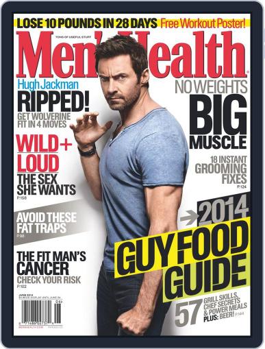 Men's Health June 1st, 2014 Digital Back Issue Cover