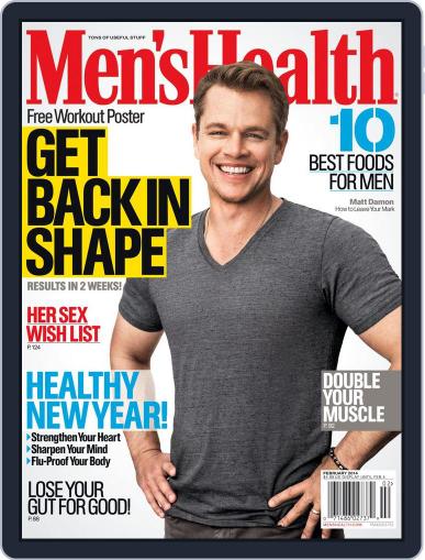 Men's Health (Digital) January 1st, 2014 Issue Cover