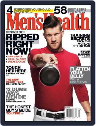 Men's Health April 1st, 2013 Digital Back Issue Cover