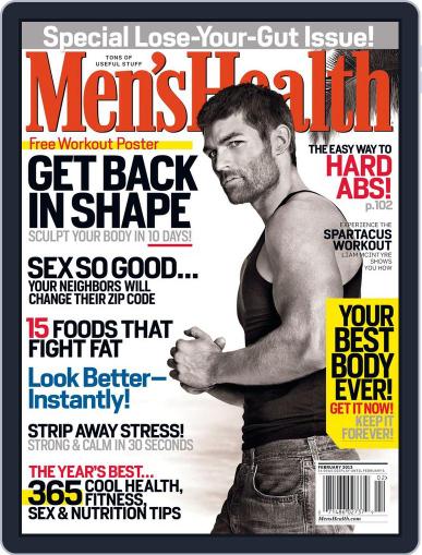 Men's Health January 1st, 2013 Digital Back Issue Cover