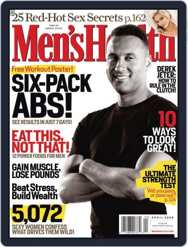 Men's Health (Digital) April 1st, 2008 Issue Cover