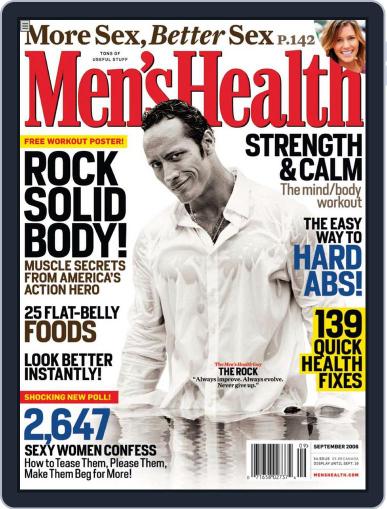 Men's Health (Digital) September 1st, 2006 Issue Cover