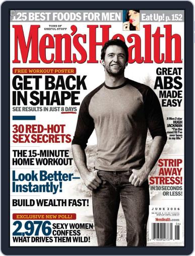 Men's Health June 1st, 2006 Digital Back Issue Cover