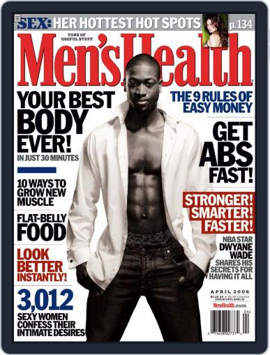 Men's Health April 1st, 2006 Digital Back Issue Cover