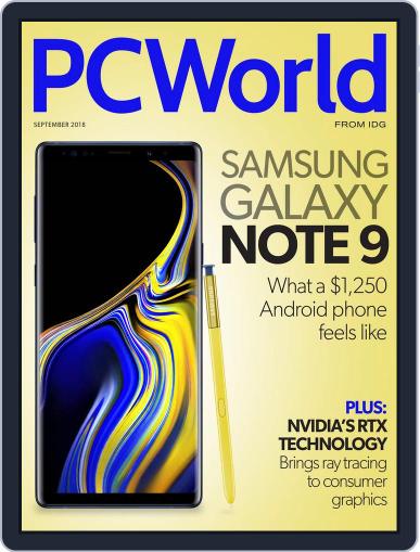 PCWorld September 1st, 2018 Digital Back Issue Cover