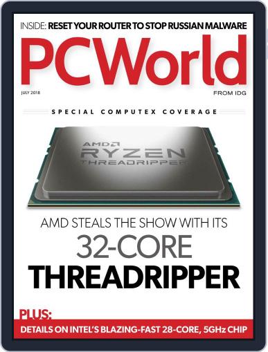 PCWorld July 1st, 2018 Digital Back Issue Cover