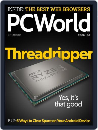 PCWorld September 1st, 2017 Digital Back Issue Cover