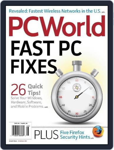 PCWorld August 1st, 2013 Digital Back Issue Cover