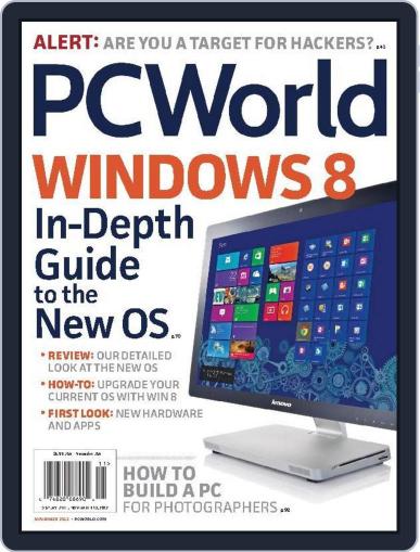 PCWorld November 1st, 2012 Digital Back Issue Cover