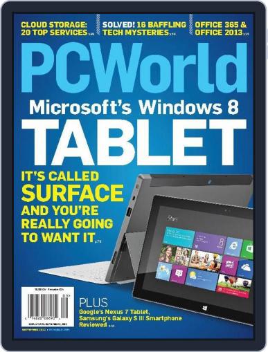PCWorld September 1st, 2012 Digital Back Issue Cover