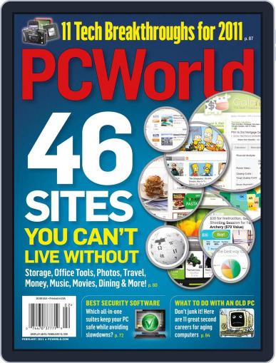 PCWorld January 7th, 2011 Digital Back Issue Cover