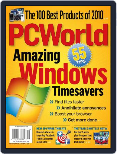 PCWorld November 4th, 2010 Digital Back Issue Cover