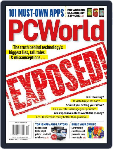 PCWorld September 2nd, 2010 Digital Back Issue Cover