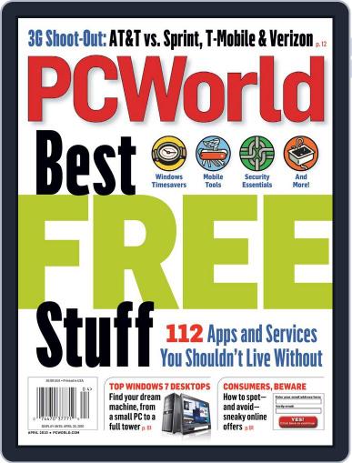 PCWorld April 10th, 2010 Digital Back Issue Cover