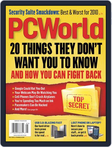 PCWorld April 8th, 2010 Digital Back Issue Cover