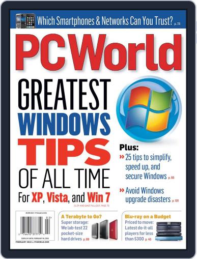 PCWorld February 1st, 2010 Digital Back Issue Cover