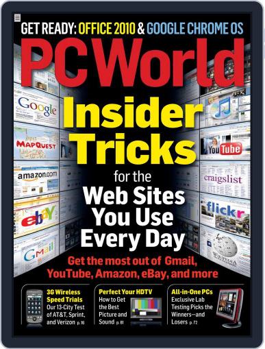 PCWorld August 6th, 2009 Digital Back Issue Cover