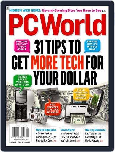 PCWorld March 12th, 2009 Digital Back Issue Cover