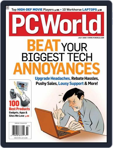 PCWorld June 6th, 2008 Digital Back Issue Cover