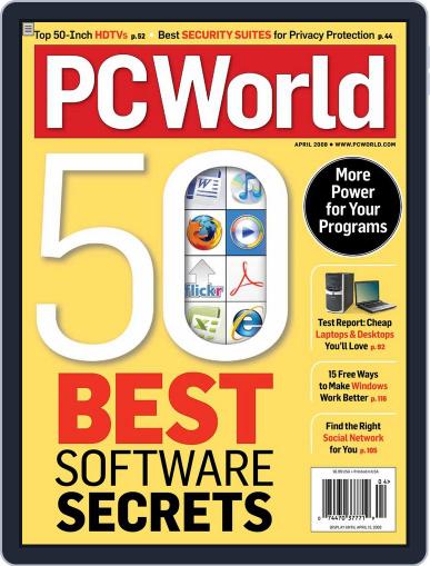 PCWorld March 7th, 2008 Digital Back Issue Cover