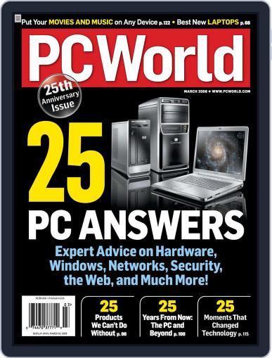 PCWorld February 7th, 2008 Digital Back Issue Cover