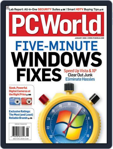 PCWorld December 14th, 2007 Digital Back Issue Cover